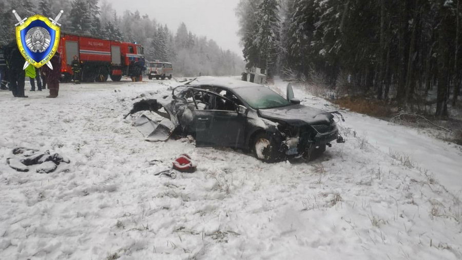 По факту аварии с гибелью детей в Докшицком районе заведено уголовное дело