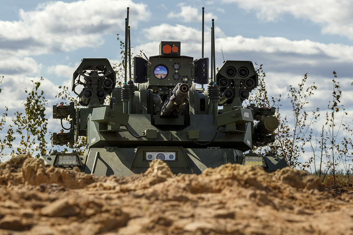 Россия применила боевых роботов во время учения "Запад-2021"