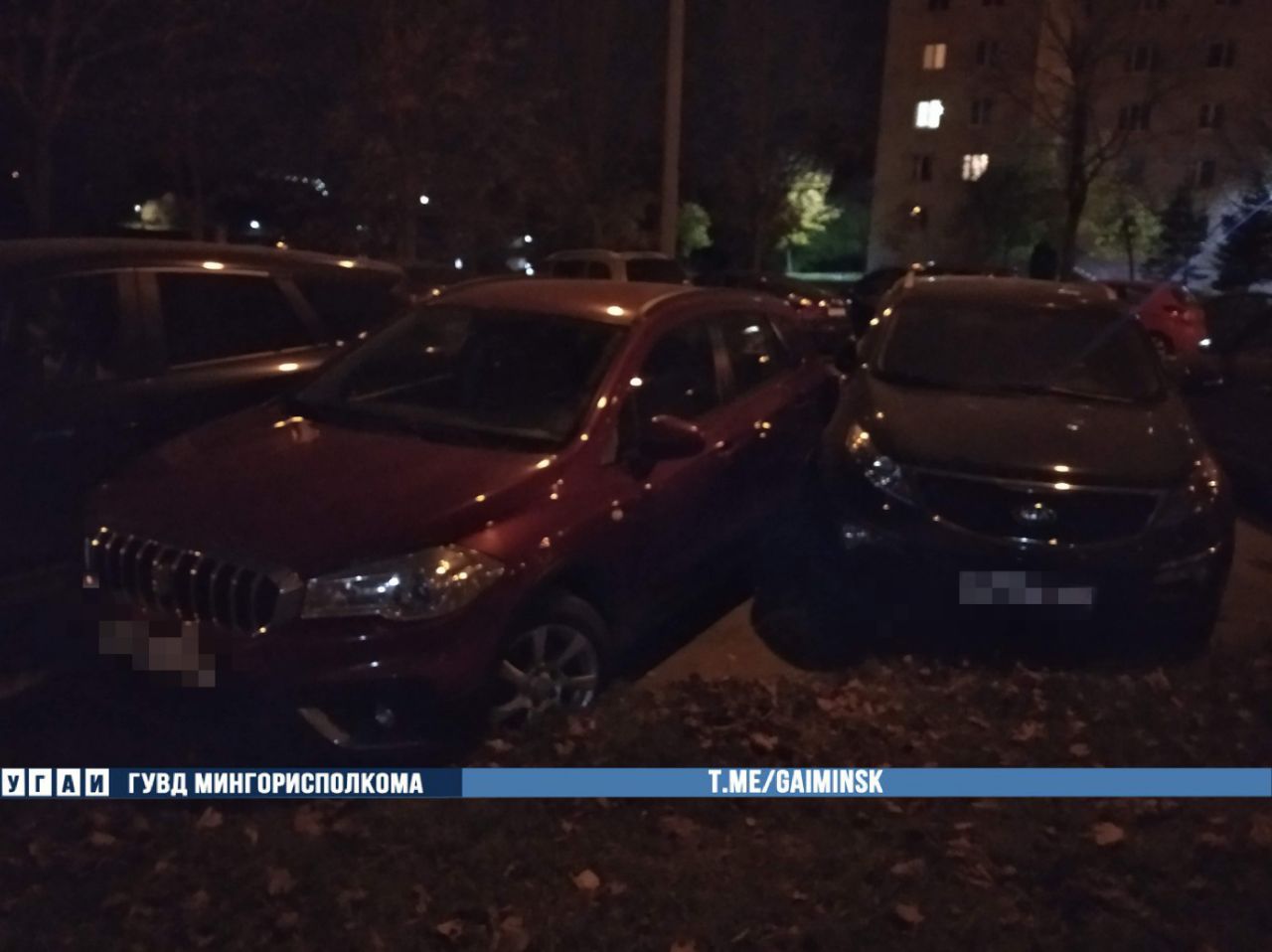 Пьяная пара решила поучиться ездить на Volkswagen и разбила пять автомобилей в Минске