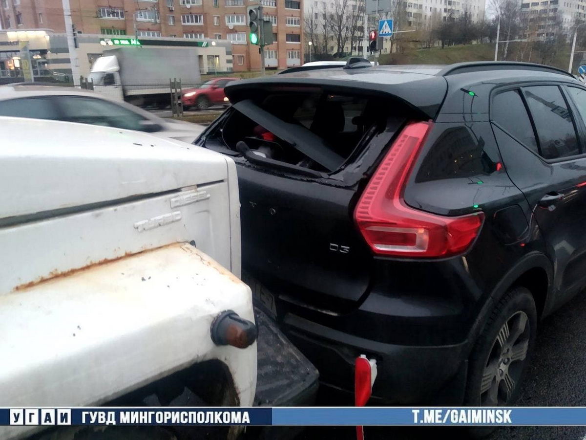 В ДТП на проспекте Пушкина в Минске пострадала 8-летняя девочка