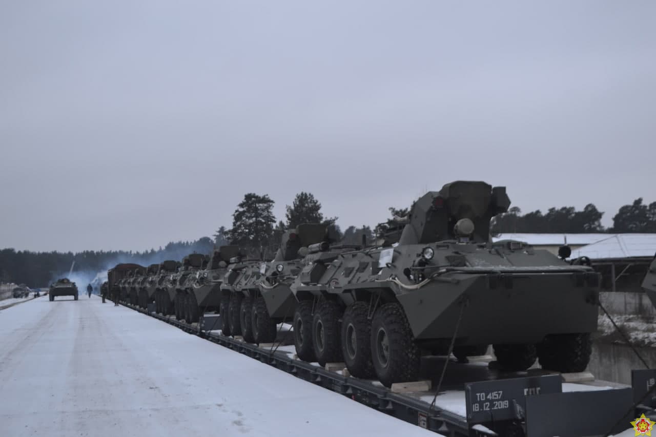 Новая партия российских БТР-82А поставлена в мехбригаду под Гродно