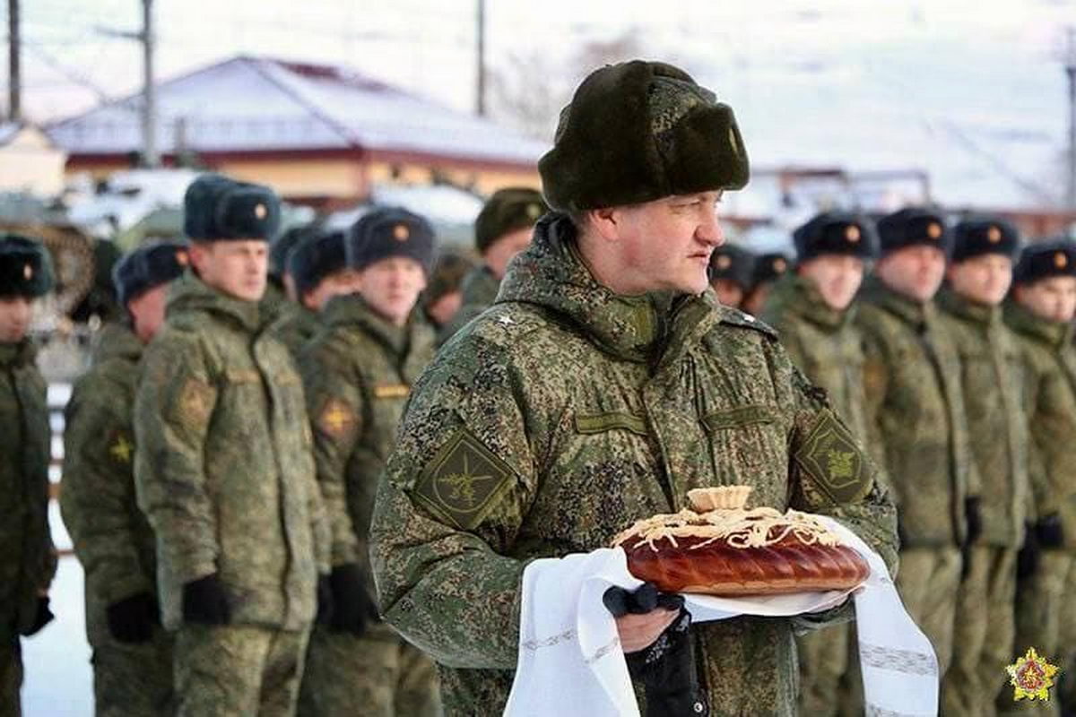 Российский эшелон прибыл в Мозырь