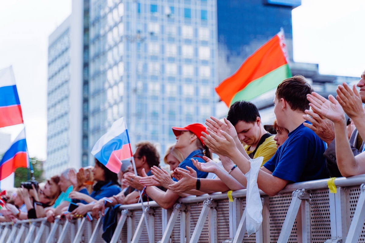 В Минске отмечают День России