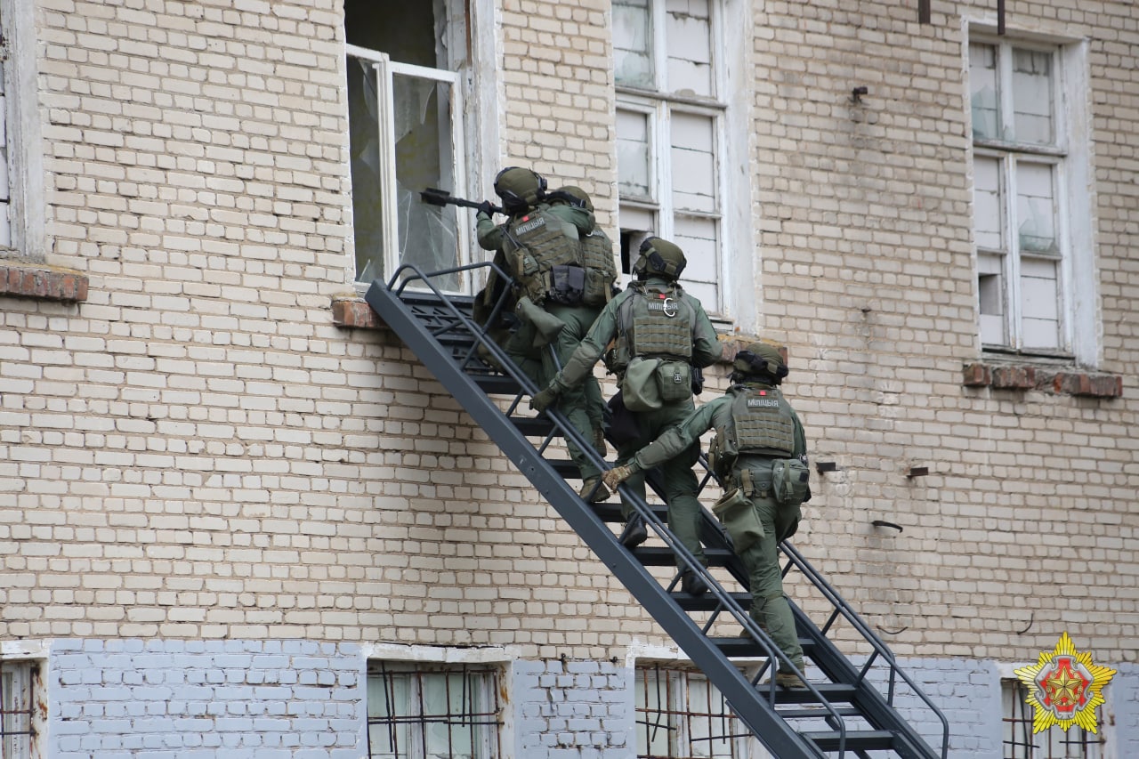 Минобороны показало розыгрыш практических действий теробороны Минска