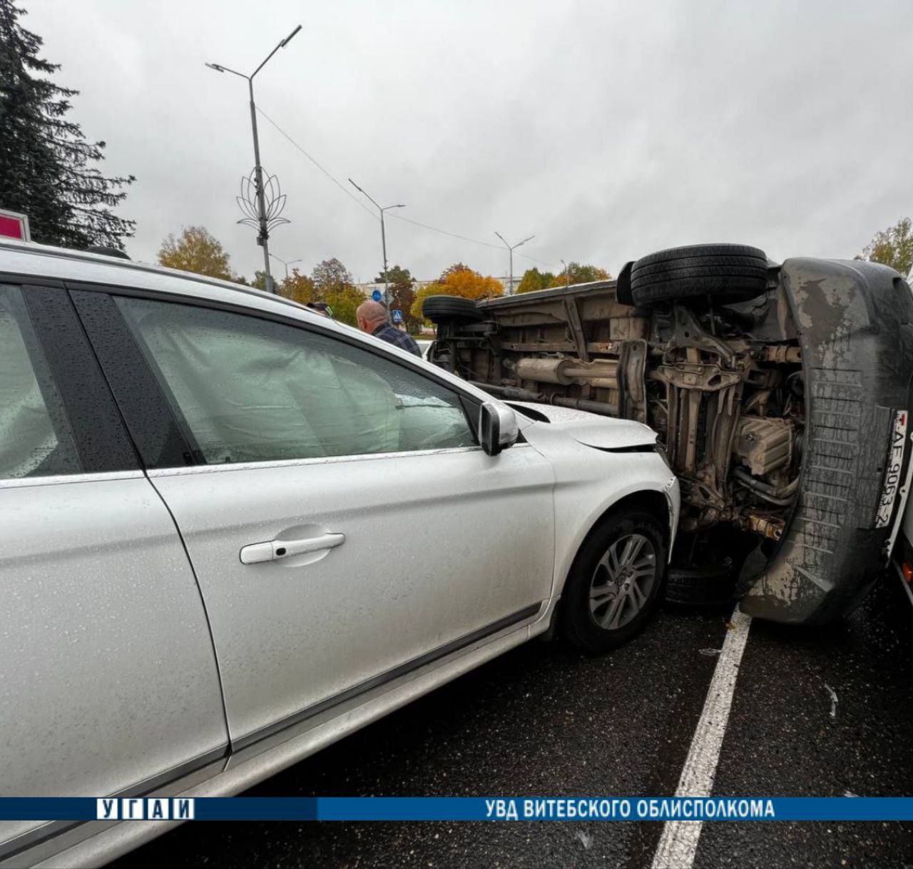 В Новополоцке произошло массовое ДТП с участием «скорой»