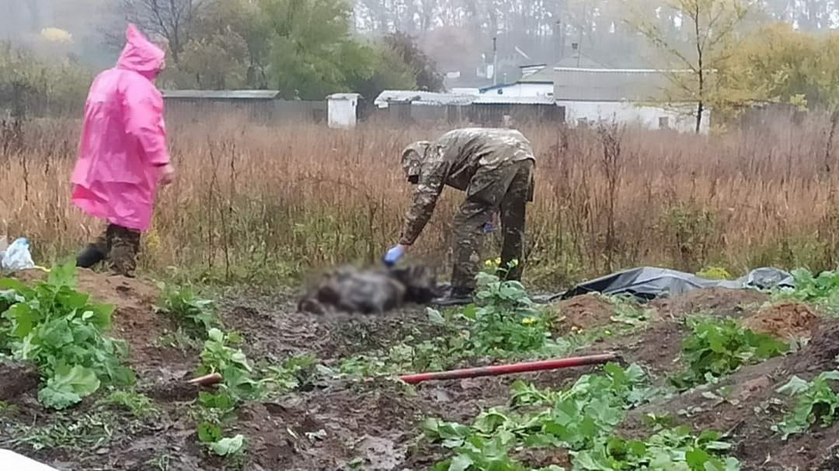 В Харьковской области обнаружено массовое захоронение