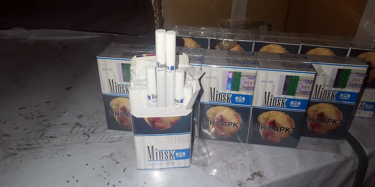 Беларусские сигареты на 1,5 млн евро перехватили в Литве