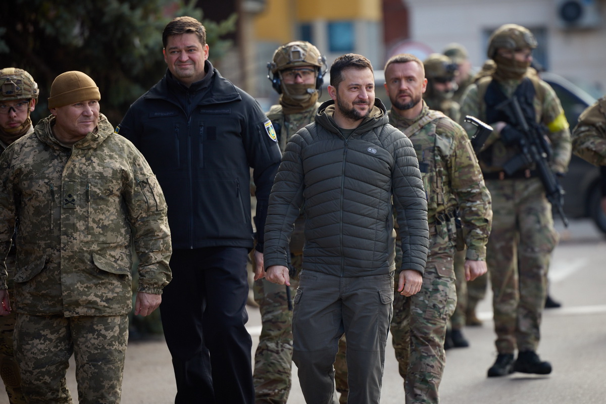 Зеленский приехал в Херсон