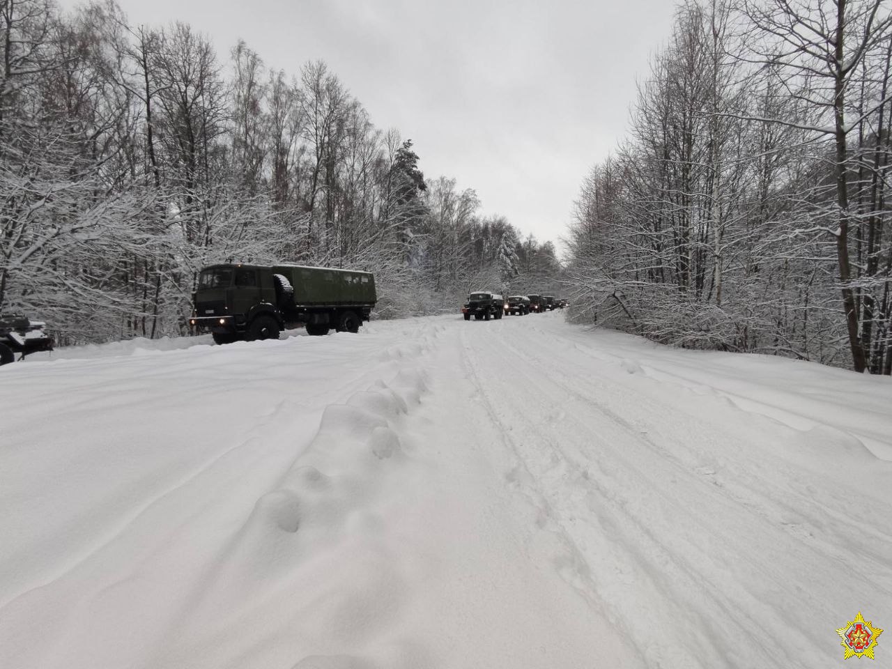 Брестские десантники возвращаются в пункт постоянной дислокации