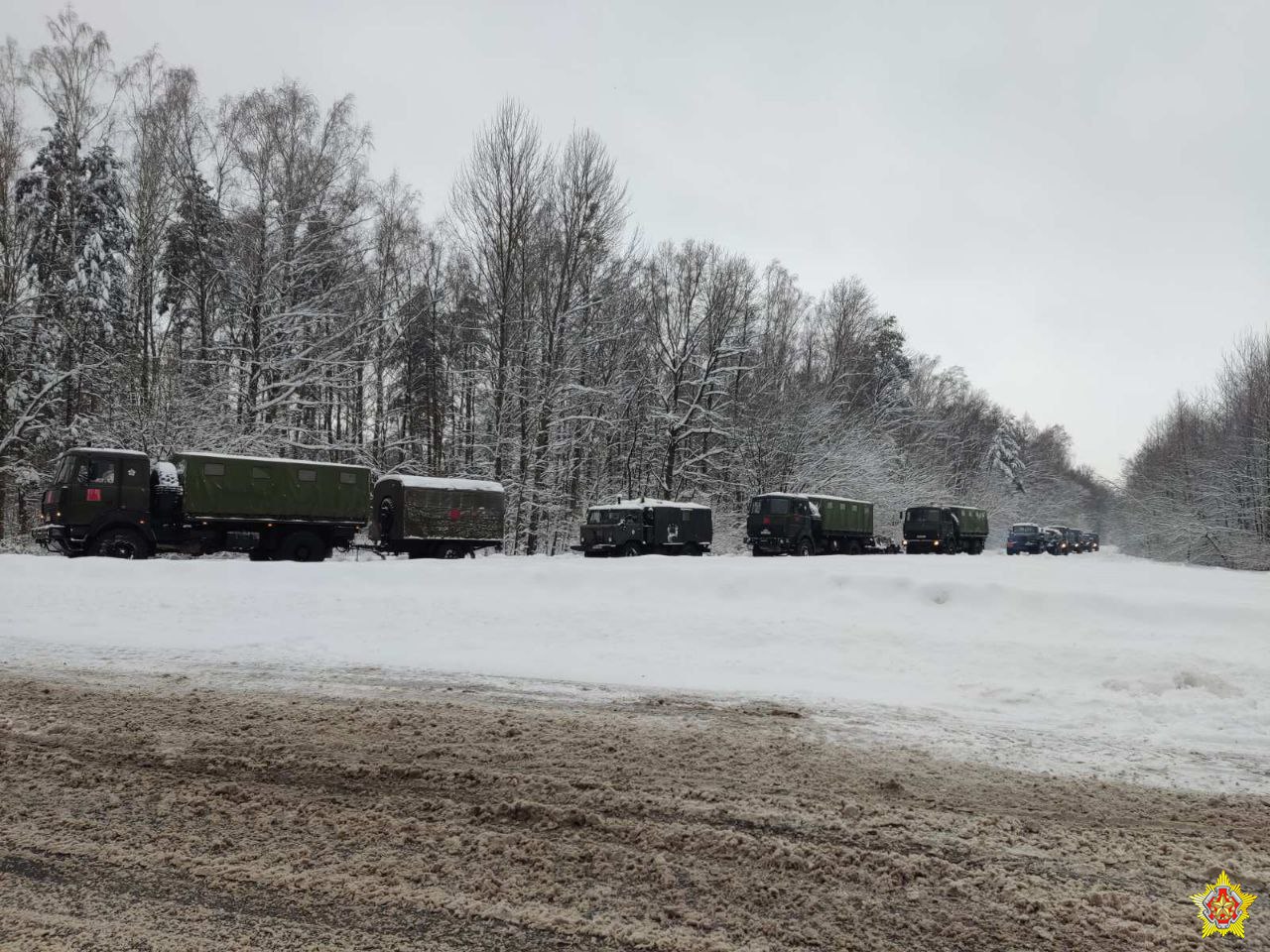 Брестские десантники возвращаются в пункт постоянной дислокации