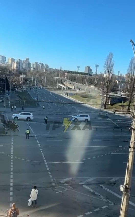 Центр Киева перекрыли для зарубежных гостей