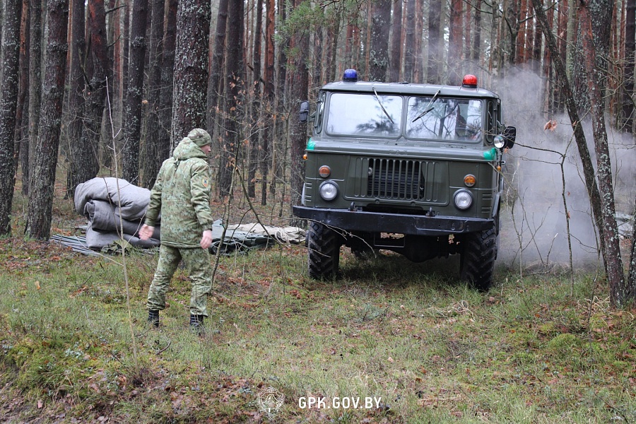 Беларусские пограничники продолжают плановые учения