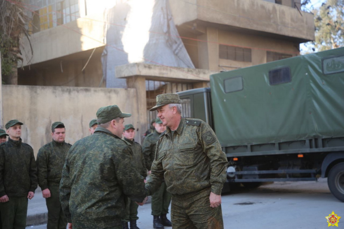 Беларусские военные медики развернули полевой госпиталь в Сирии