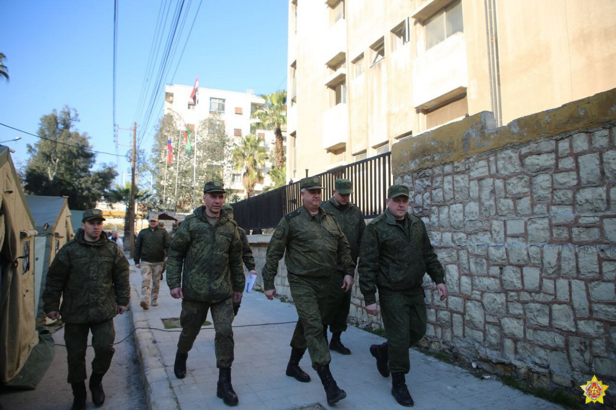 Беларусские военные медики развернули полевой госпиталь в Сирии