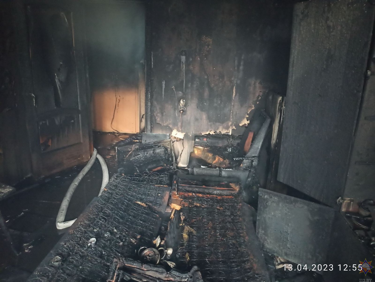 Зарядное устройство могло стать причиной пожара в Минске