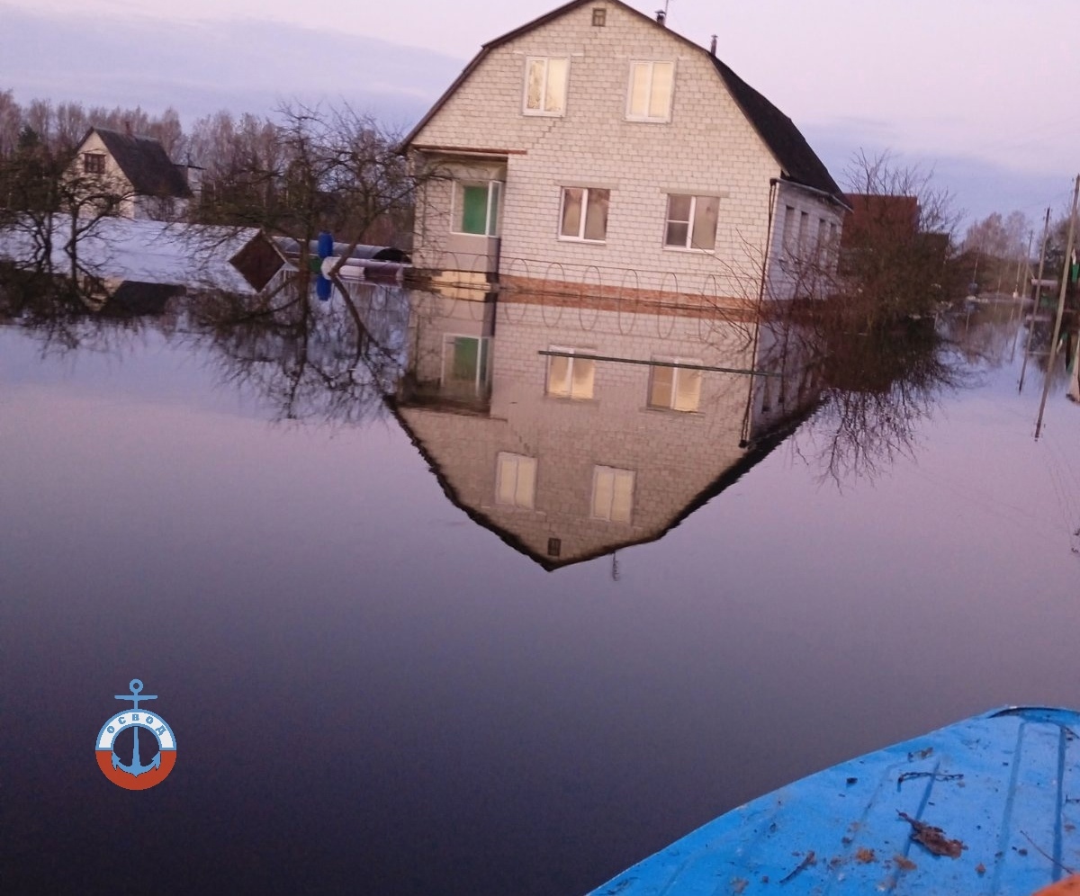 Вода прорвала дамбу под Гомелем