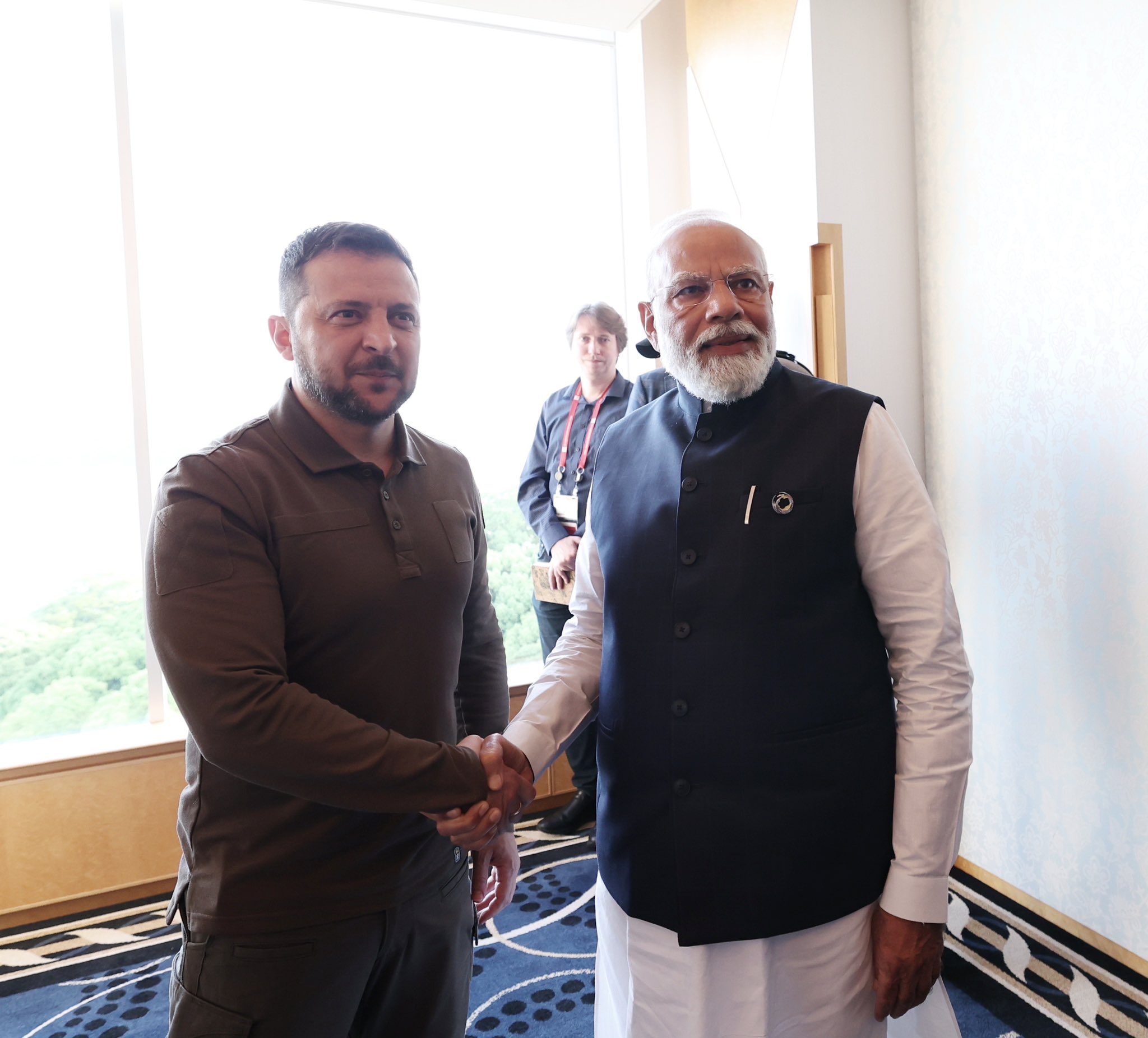 Зеленский встретился с премьер-министром Индии