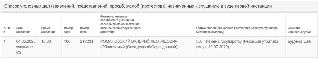 Бывшего начальника службы воздушной разведки судят по статье об измене государству