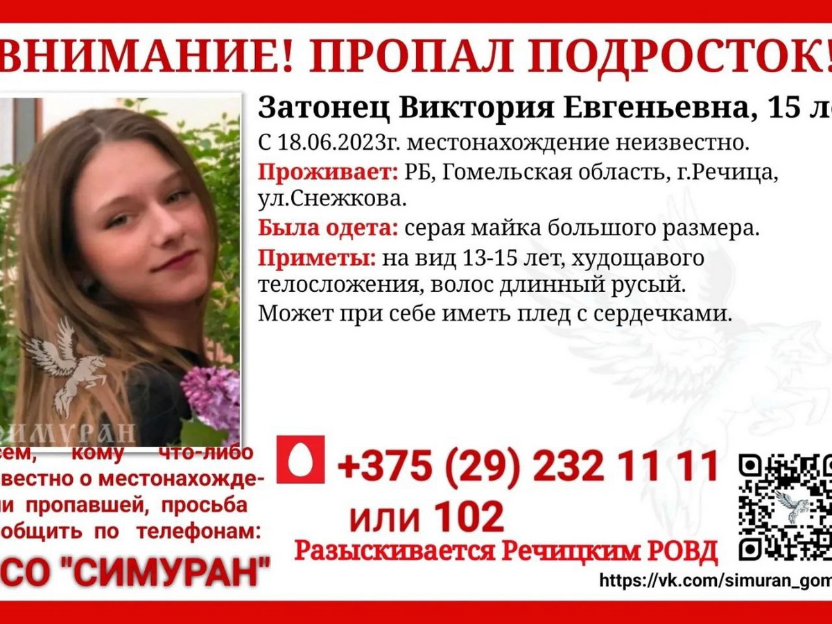 Пропавшую в Речицком районе девочку нашли. Она погибла