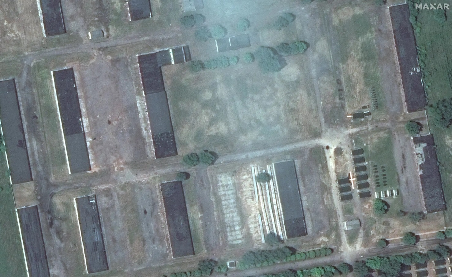 Появление "вагнеровцев" в лагере под Осиповичами попало на спутниковые снимки - СМИ