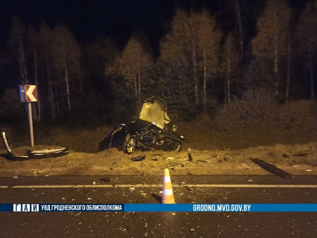 69-летний водитель погиб в лобовом столкновении под Гродно