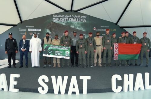 Бойцы беларусского спецподразделения "Алмаз" на The UAE SWAT Challenge-2024 в Дубае