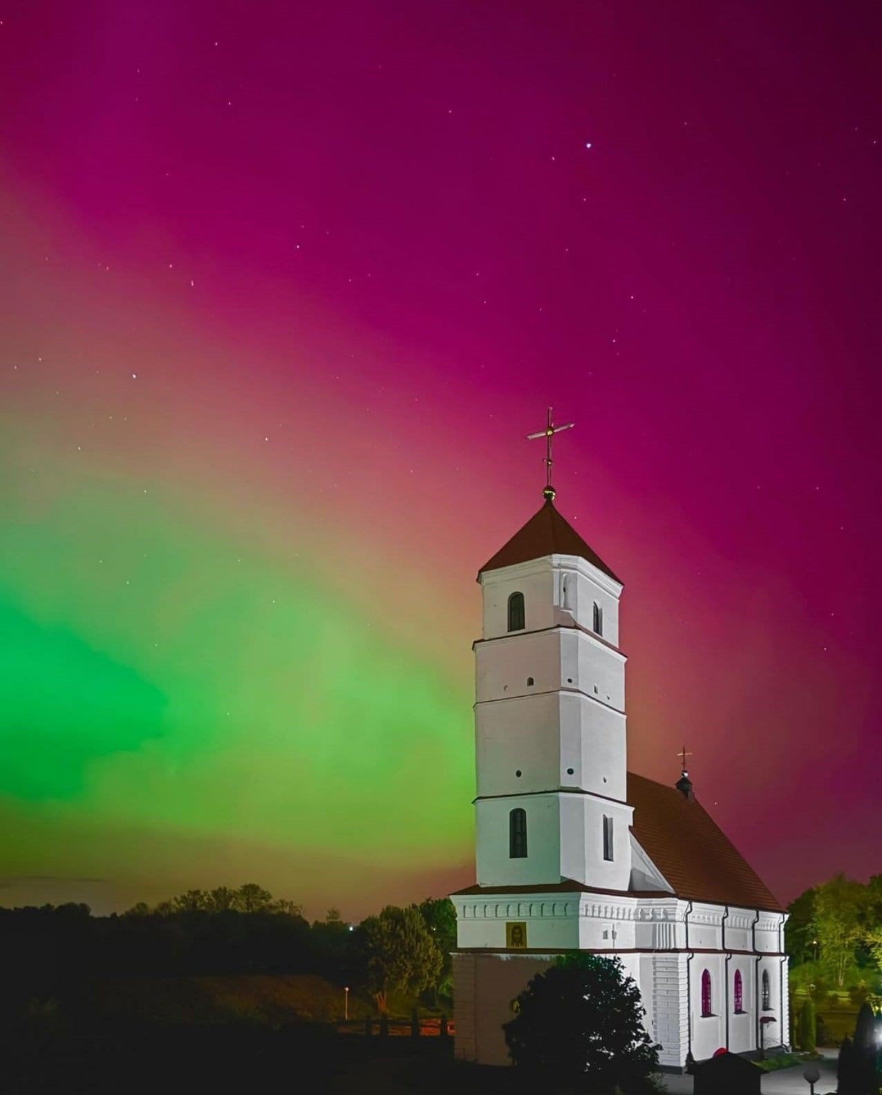 Палярнае ззянне над Беларуссю - фотафакт