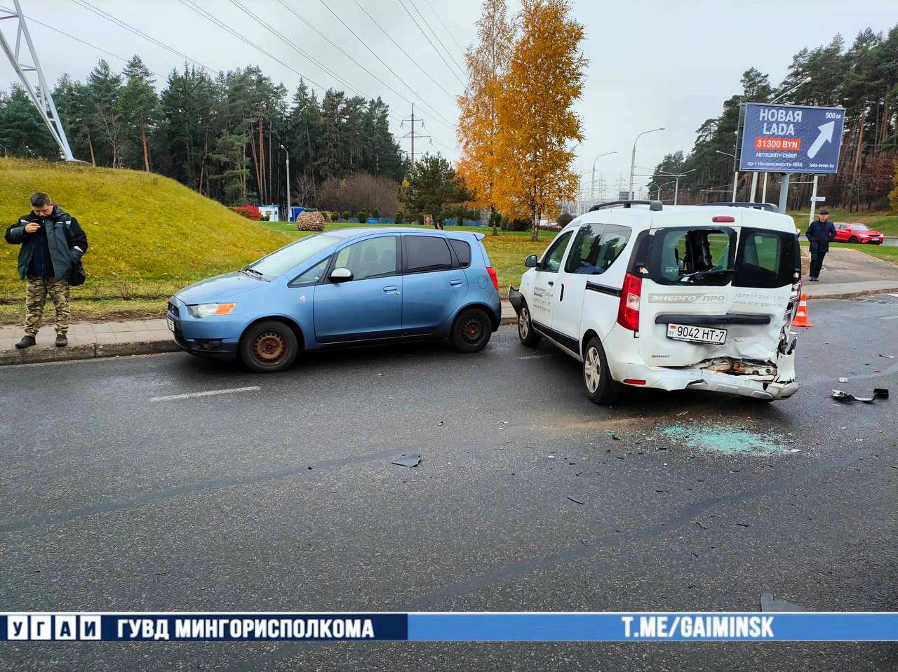 Водитель BMW почувствовал себя плохо и спровоцировал столкновение с 4 автомобилями в Минске