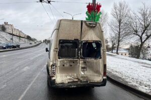 В результате столкновения автобуса и маршрутки в Могилеве пострадал подросток